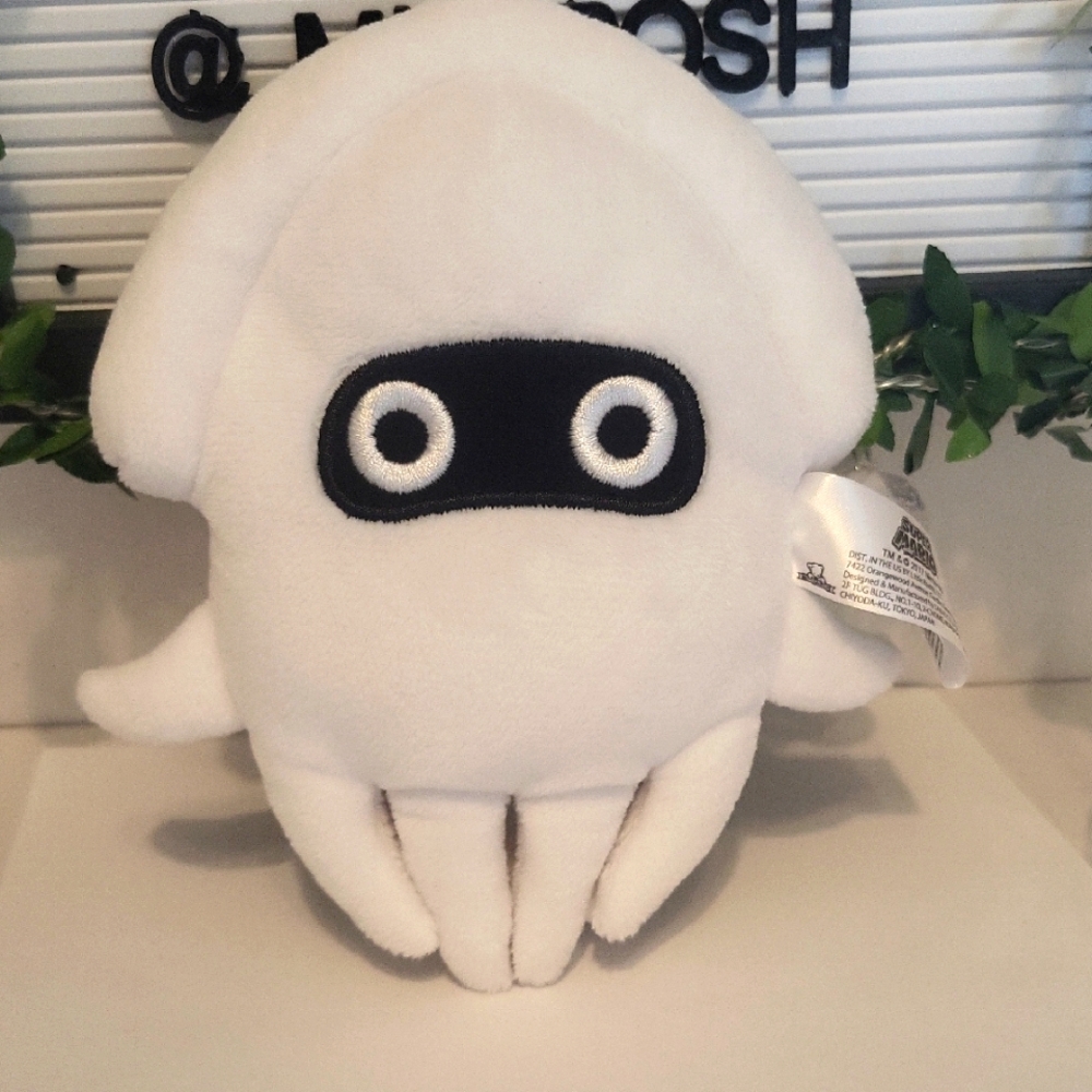 Mario Blooper Squid Plush